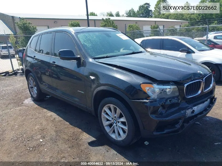 2014 BMW X3 xDrive28I VIN: 5UXWX9C57E0D22662 Lot: 40084632