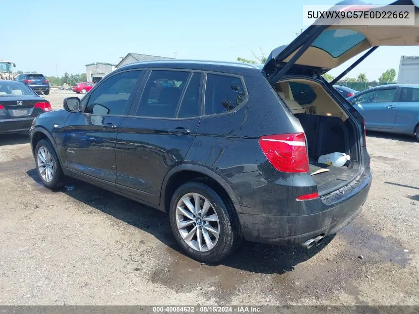 2014 BMW X3 xDrive28I VIN: 5UXWX9C57E0D22662 Lot: 40084632