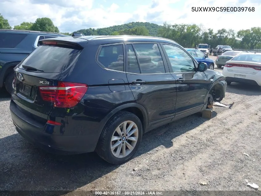 2014 BMW X3 xDrive28I VIN: 5UXWX9C59E0D39768 Lot: 40136167