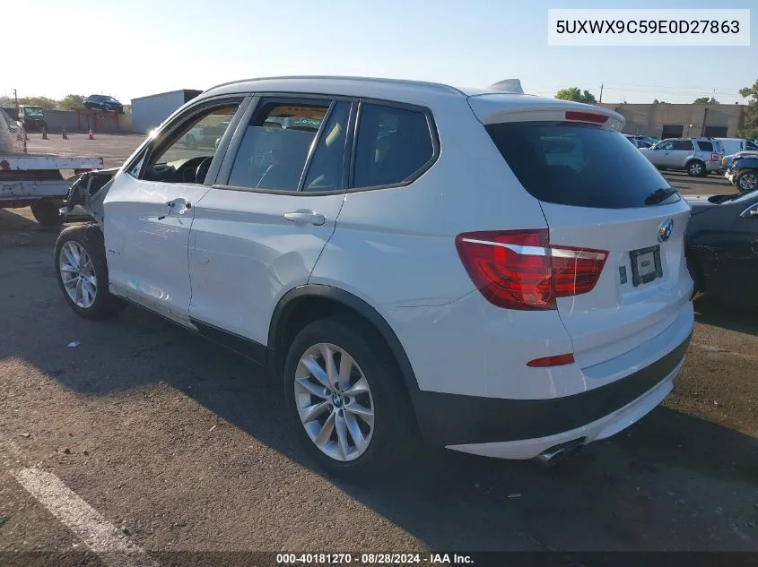 5UXWX9C59E0D27863 2014 BMW X3 xDrive28I