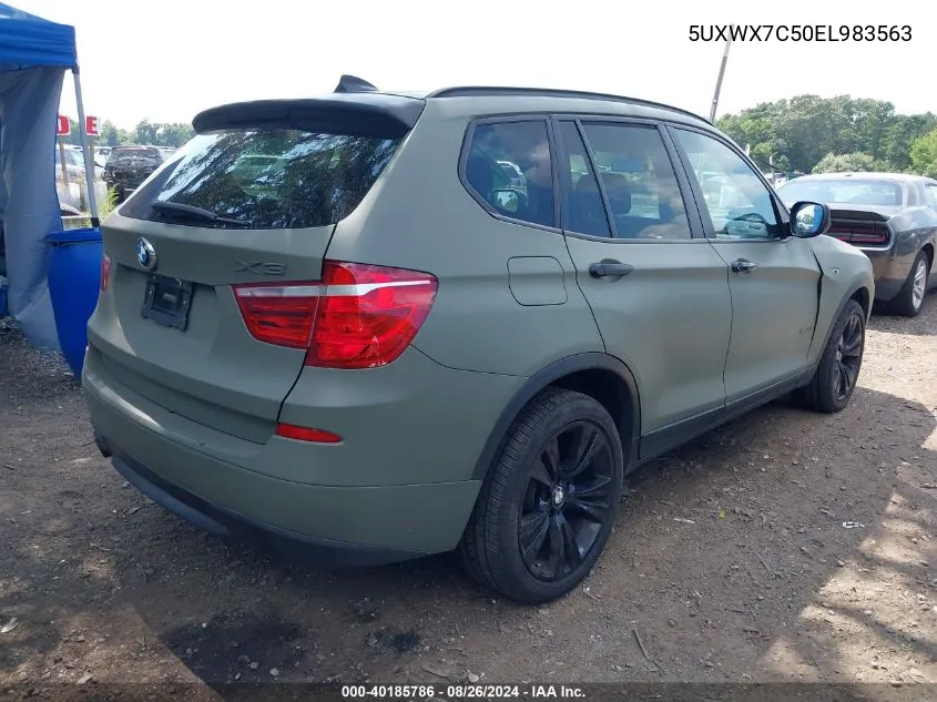 2014 BMW X3 xDrive35I VIN: 5UXWX7C50EL983563 Lot: 40185786