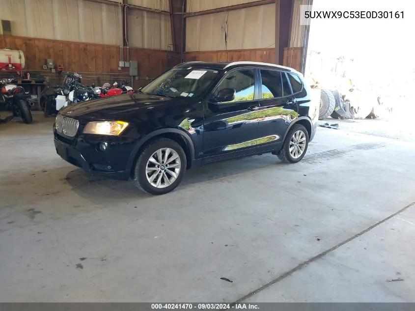 2014 BMW X3 xDrive28I VIN: 5UXWX9C53E0D30161 Lot: 40241470