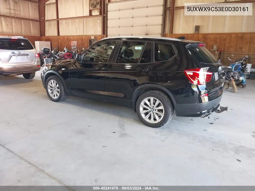 2014 BMW X3 xDrive28I VIN: 5UXWX9C53E0D30161 Lot: 40241470