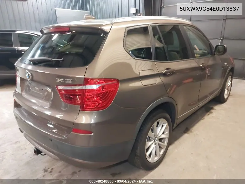 5UXWX9C54E0D13837 2014 BMW X3 xDrive28I