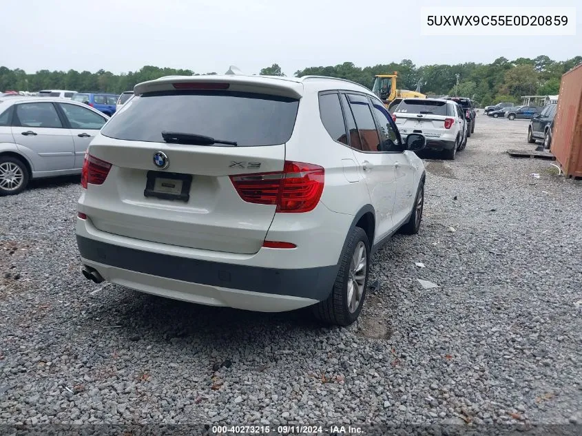 2014 BMW X3 xDrive28I VIN: 5UXWX9C55E0D20859 Lot: 40273215