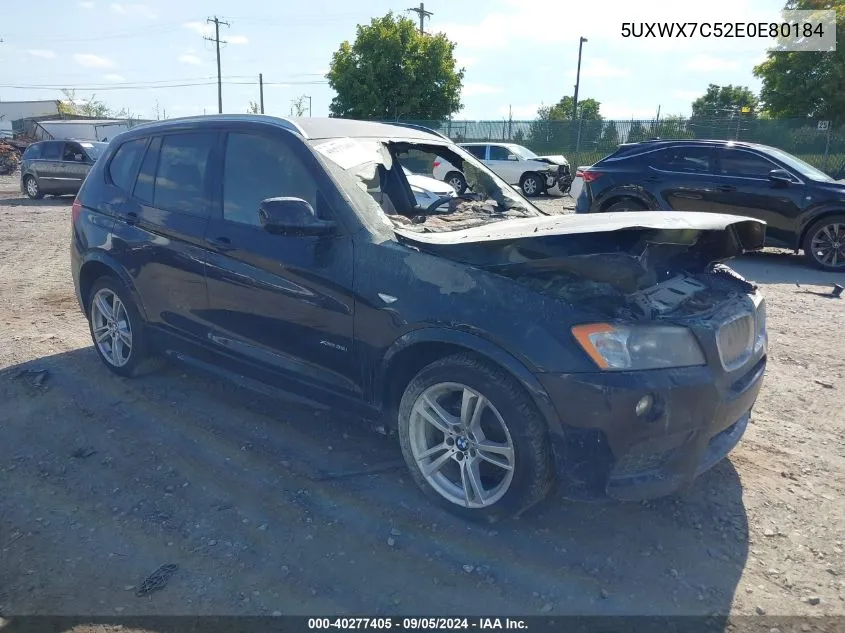 5UXWX7C52E0E80184 2014 BMW X3 xDrive35I