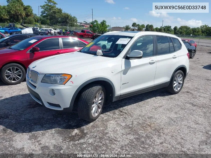 2014 BMW X3 xDrive28I VIN: 5UXWX9C56E0D33748 Lot: 40291173