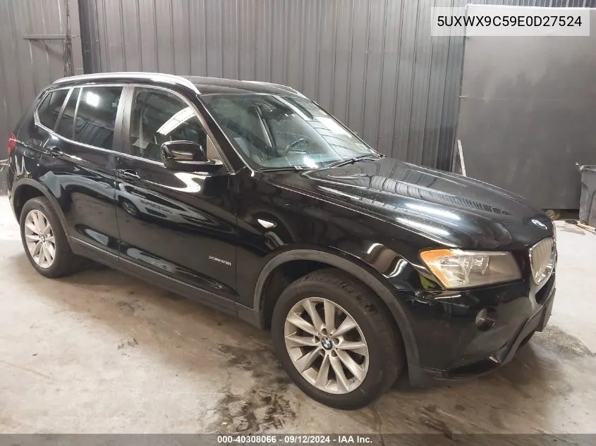 2014 BMW X3 xDrive28I VIN: 5UXWX9C59E0D27524 Lot: 40308066