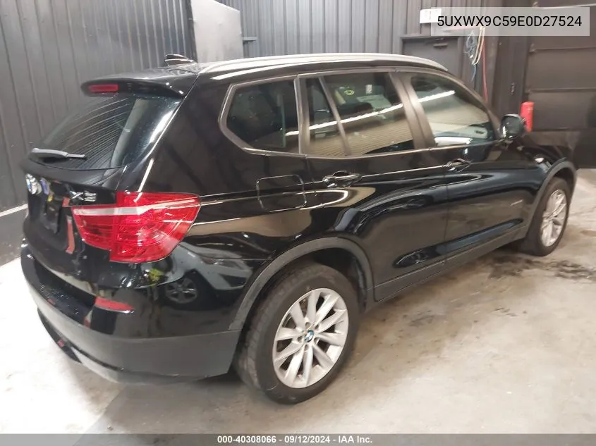 5UXWX9C59E0D27524 2014 BMW X3 xDrive28I