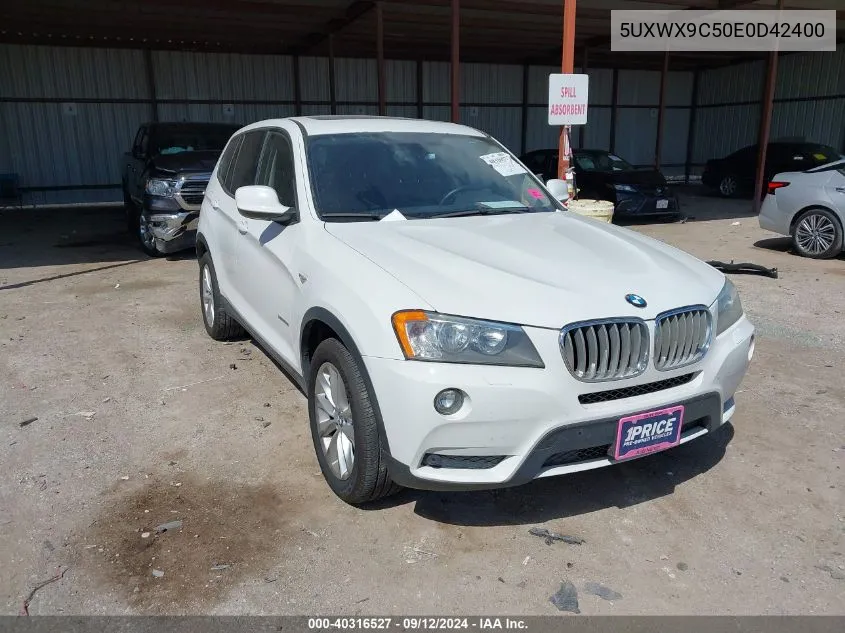 5UXWX9C50E0D42400 2014 BMW X3 xDrive28I