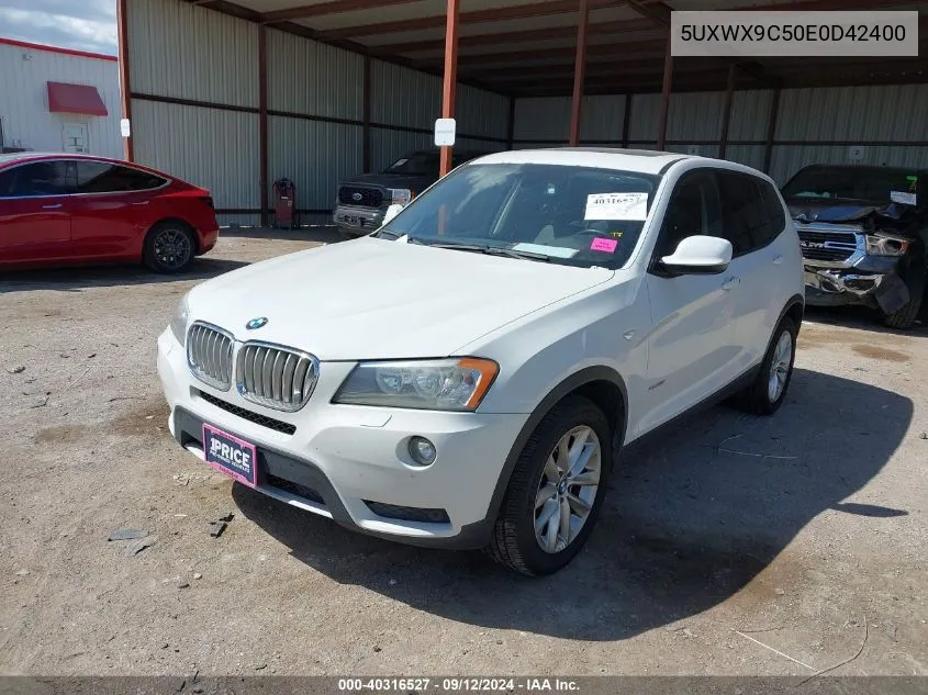 2014 BMW X3 xDrive28I VIN: 5UXWX9C50E0D42400 Lot: 40316527