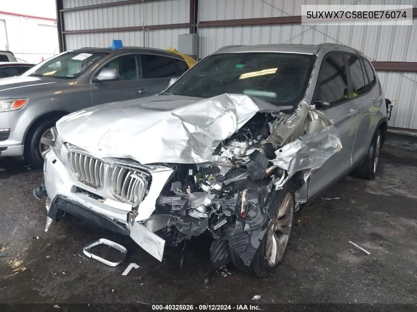 5UXWX7C58E0E76074 2014 BMW X3 xDrive35I