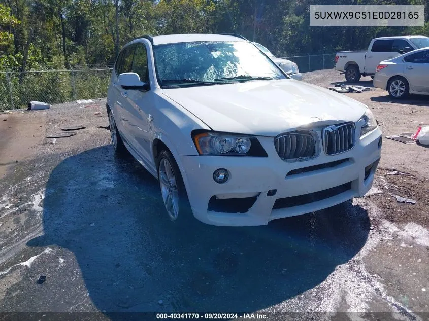 2014 BMW X3 xDrive28I VIN: 5UXWX9C51E0D28165 Lot: 40341770