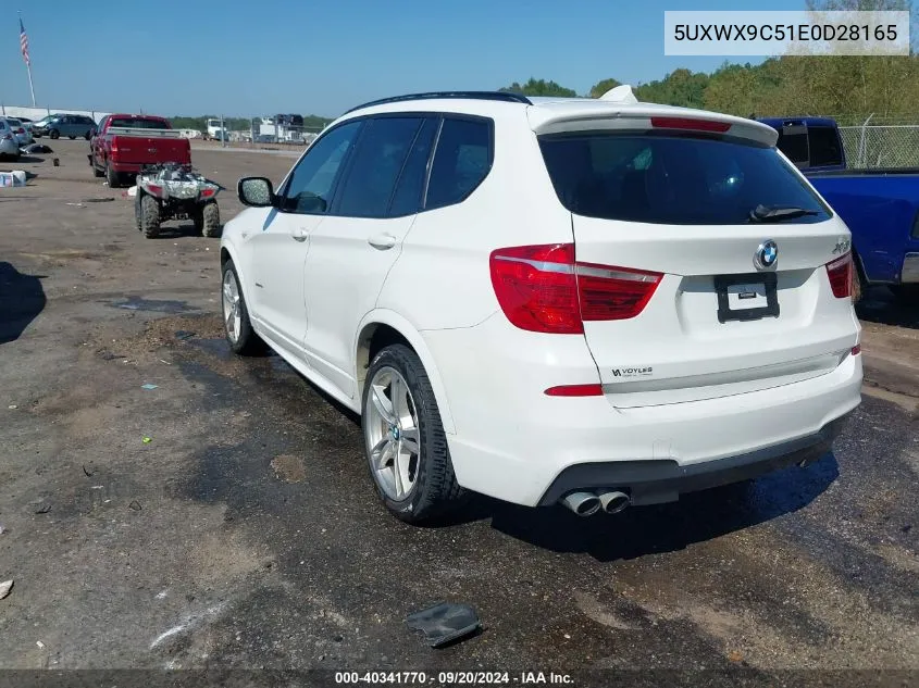 5UXWX9C51E0D28165 2014 BMW X3 xDrive28I