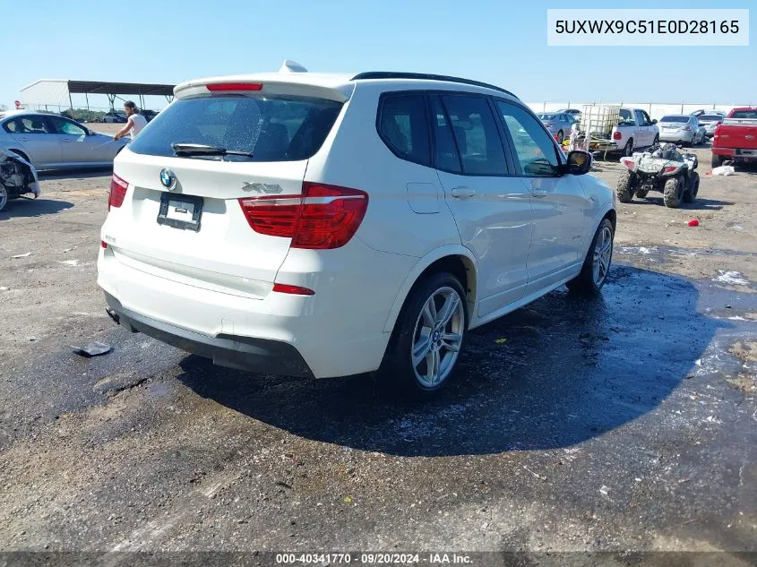 2014 BMW X3 xDrive28I VIN: 5UXWX9C51E0D28165 Lot: 40341770