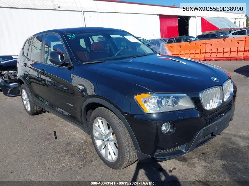 5UXWX9C55E0D38990 2014 BMW X3 xDrive28I