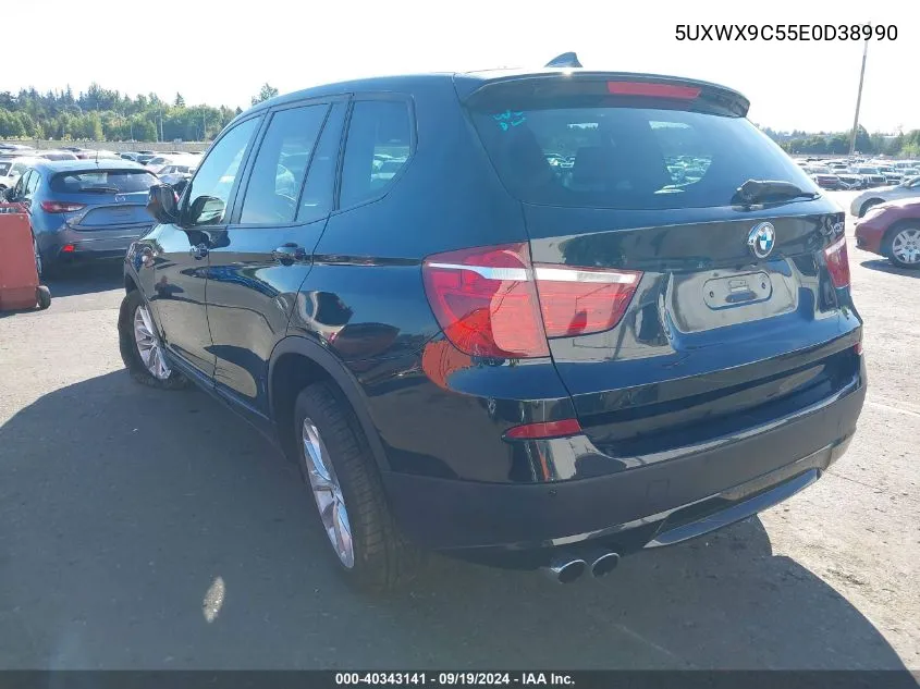 5UXWX9C55E0D38990 2014 BMW X3 xDrive28I