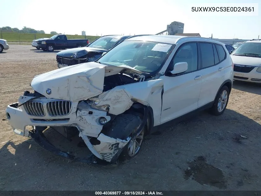 5UXWX9C53E0D24361 2014 BMW X3 xDrive28I