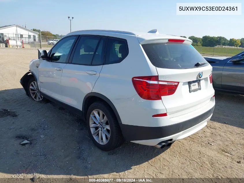 5UXWX9C53E0D24361 2014 BMW X3 xDrive28I