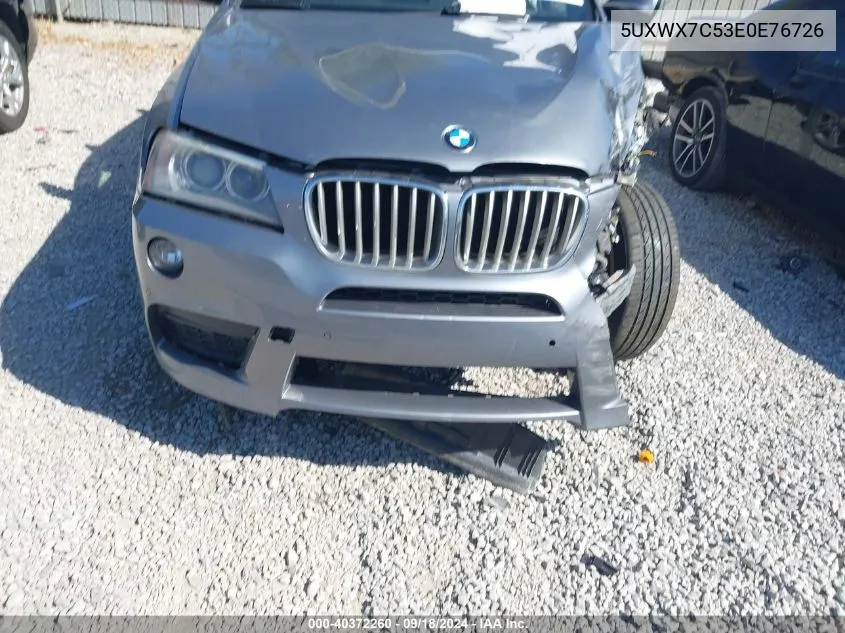 5UXWX7C53E0E76726 2014 BMW X3 xDrive35I