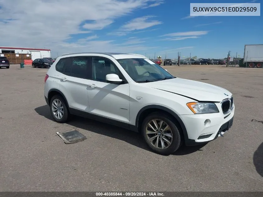 2014 BMW X3 xDrive28I VIN: 5UXWX9C51E0D29509 Lot: 40385844