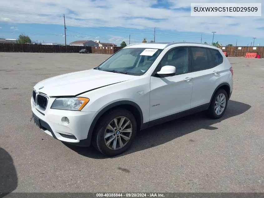 2014 BMW X3 xDrive28I VIN: 5UXWX9C51E0D29509 Lot: 40385844