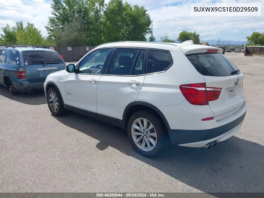 5UXWX9C51E0D29509 2014 BMW X3 xDrive28I