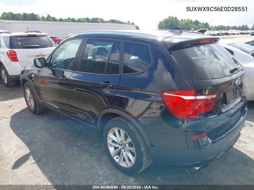 5UXWX9C56E0D28551 2014 BMW X3 xDrive28I