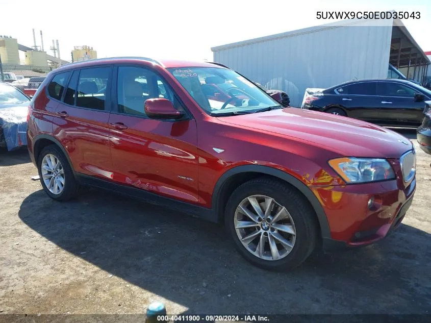 5UXWX9C50E0D35043 2014 BMW X3 xDrive28I