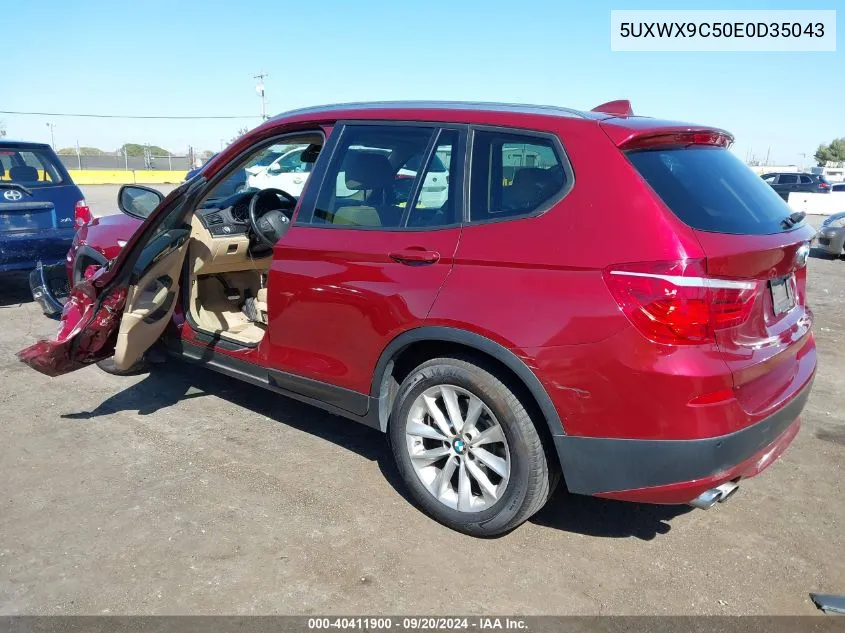 5UXWX9C50E0D35043 2014 BMW X3 xDrive28I