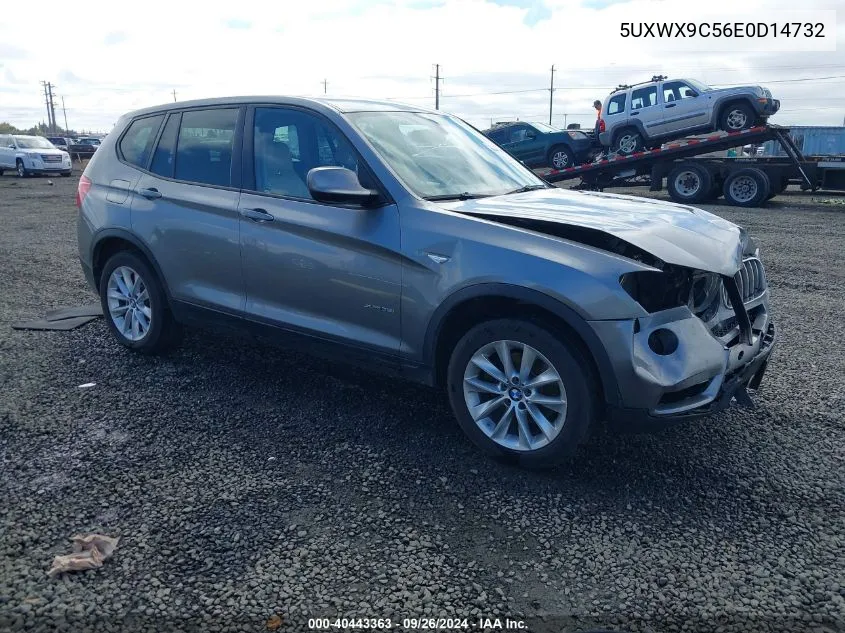 2014 BMW X3 xDrive28I VIN: 5UXWX9C56E0D14732 Lot: 40443363