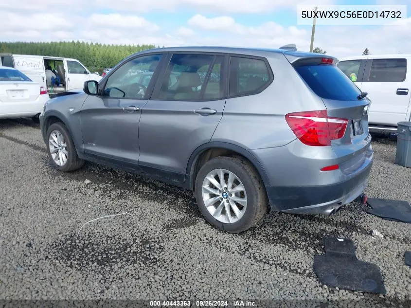 2014 BMW X3 xDrive28I VIN: 5UXWX9C56E0D14732 Lot: 40443363