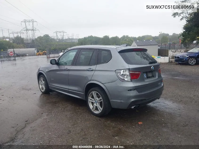 5UXWX7C51E0E80659 2014 BMW X3 xDrive35I