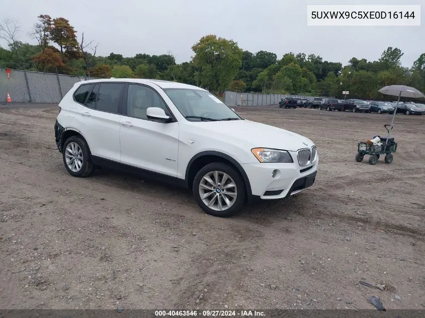 2014 BMW X3 xDrive28I VIN: 5UXWX9C5XE0D16144 Lot: 40463546