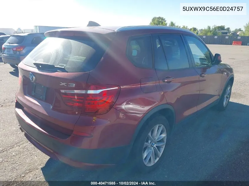 5UXWX9C56E0D24757 2014 BMW X3 xDrive28I