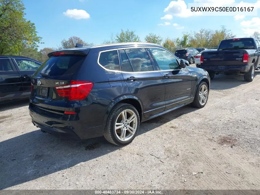 2014 BMW X3 xDrive28I VIN: 5UXWX9C50E0D16167 Lot: 40483734