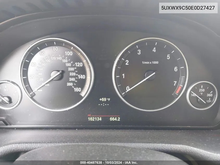 5UXWX9C50E0D27427 2014 BMW X3 xDrive28I