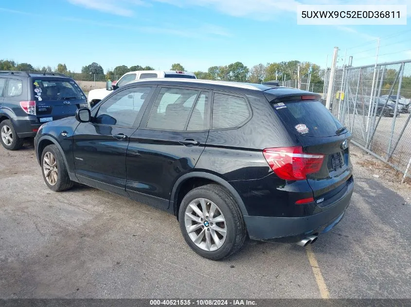 2014 BMW X3 xDrive28I VIN: 5UXWX9C52E0D36811 Lot: 40521535