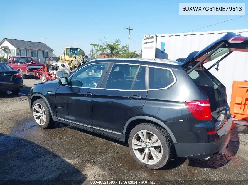 5UXWX7C51E0E79513 2014 BMW X3 xDrive35I