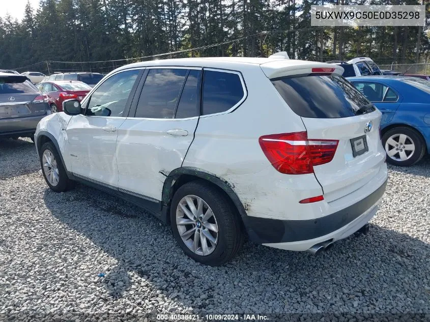 2014 BMW X3 xDrive28I VIN: 5UXWX9C50E0D35298 Lot: 40538421