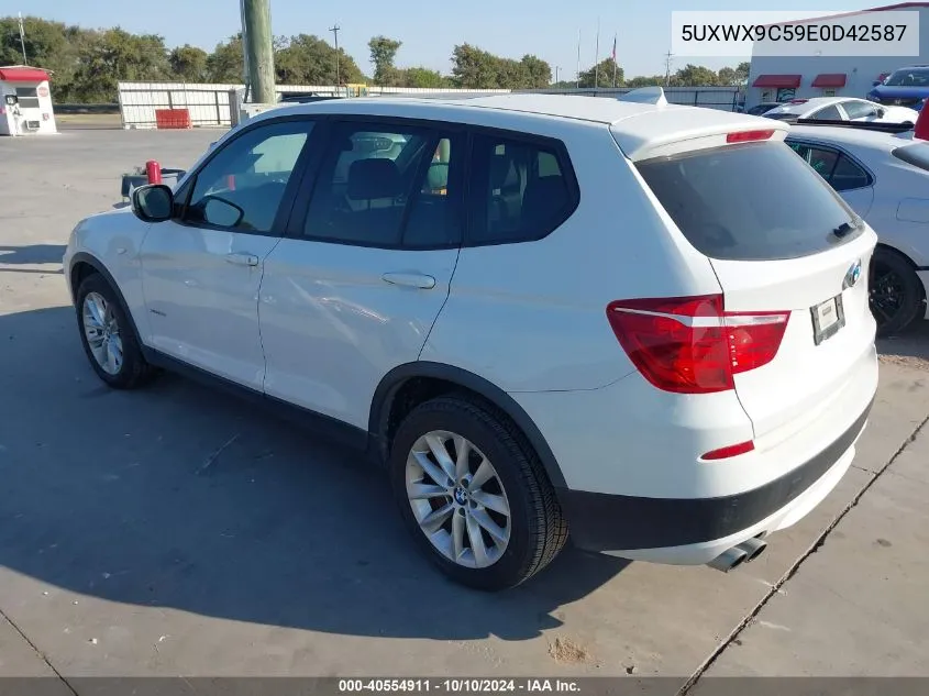 5UXWX9C59E0D42587 2014 BMW X3 xDrive28I