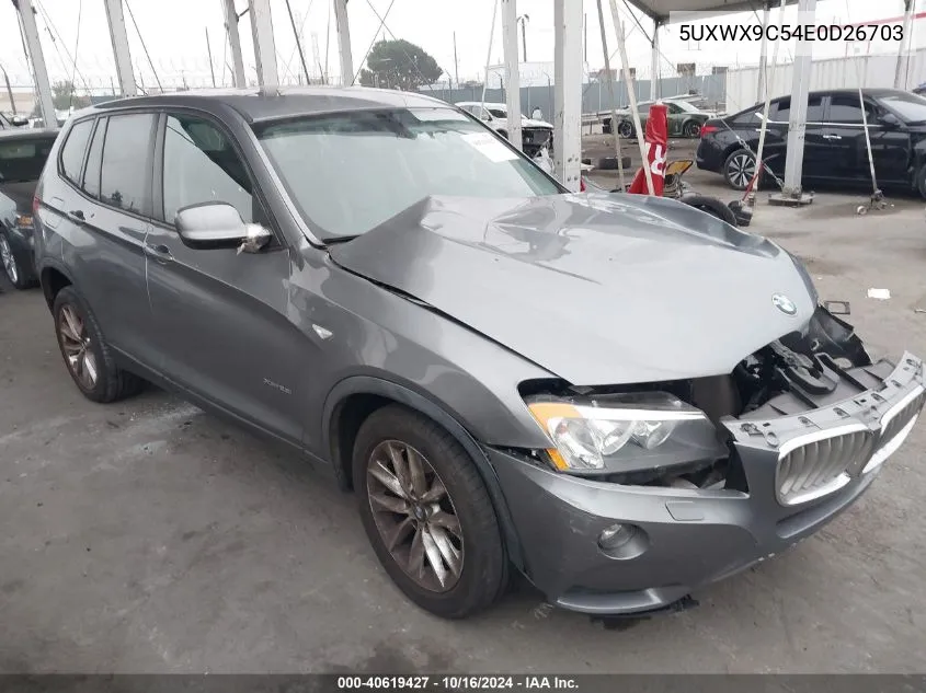 5UXWX9C54E0D26703 2014 BMW X3 xDrive28I