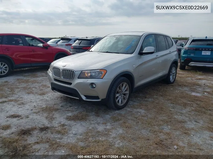 5UXWX9C5XE0D22669 2014 BMW X3 xDrive28I