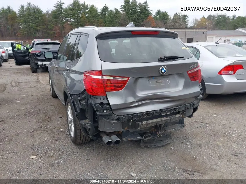 2014 BMW X3 xDrive28I VIN: 5UXWX9C57E0D42037 Lot: 40740210