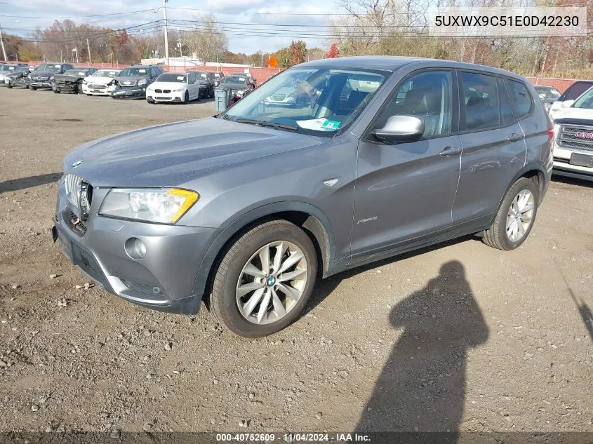 5UXWX9C51E0D42230 2014 BMW X3 xDrive28I