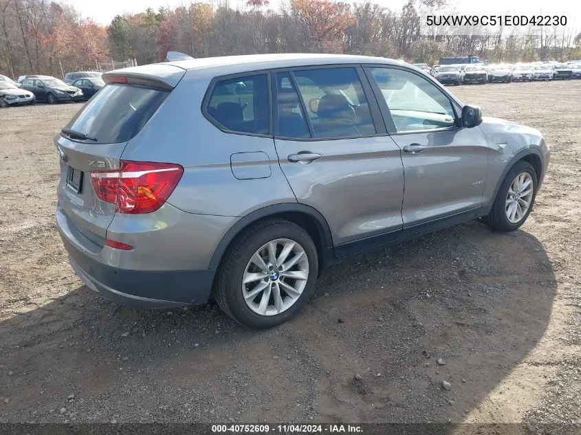 5UXWX9C51E0D42230 2014 BMW X3 xDrive28I