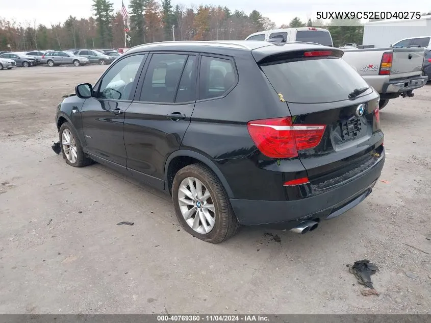 5UXWX9C52E0D40275 2014 BMW X3 xDrive28I