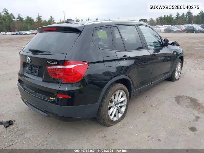 5UXWX9C52E0D40275 2014 BMW X3 xDrive28I