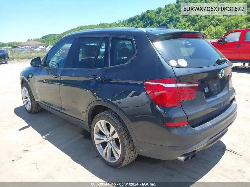 5UXWX7C5XF0K31677 2015 BMW X3 xDrive35I