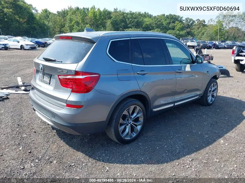 5UXWX9C5XF0D60694 2015 BMW X3 xDrive28I